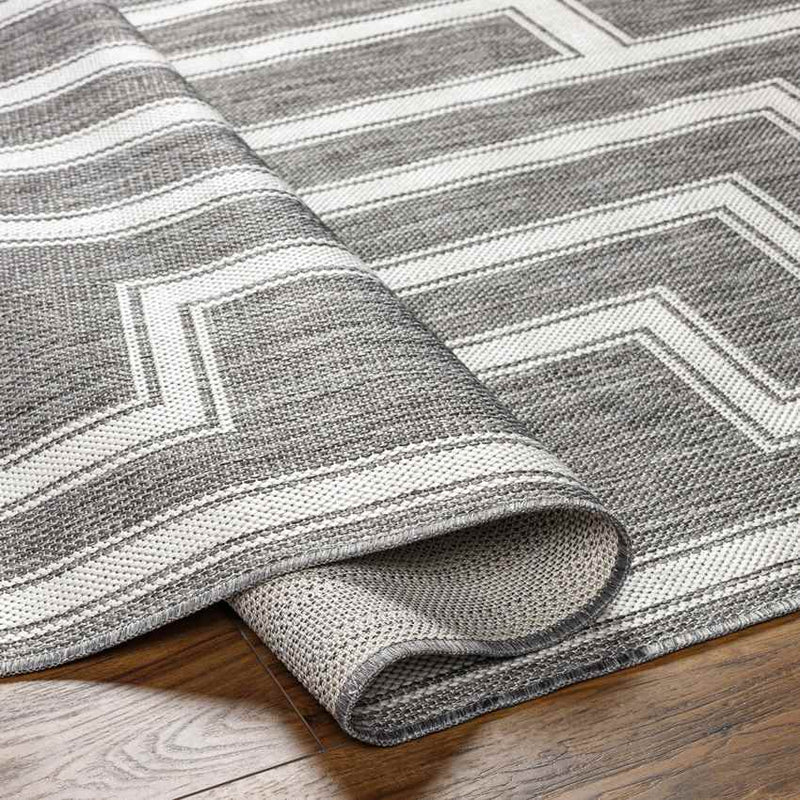 Sylvia Global Dark Gray/Ivory Area Rug