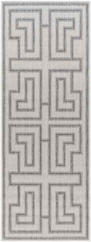 Sylvia Global Ivory/Dark Gray Area Rug