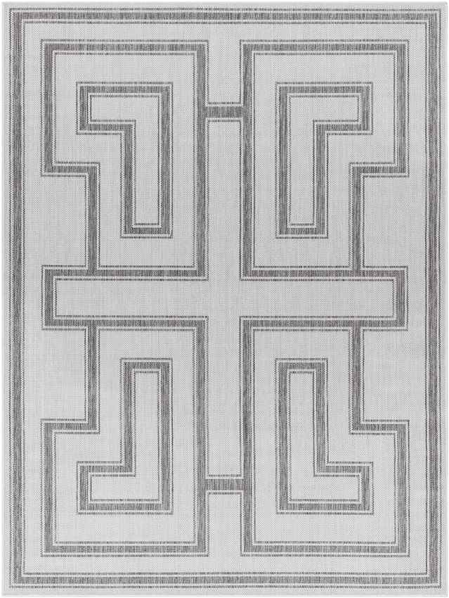 Sylvia Global Ivory/Dark Gray Area Rug