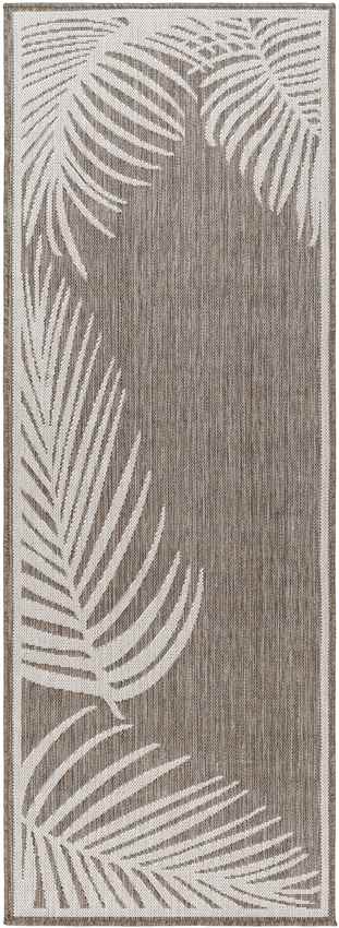 Tescott Coastal Dark Brown Area Rug