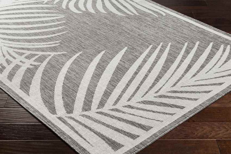 Tescott Coastal Dark Brown Area Rug