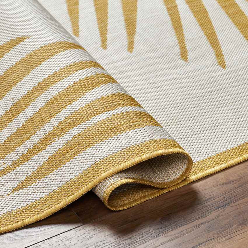 Tescott Coastal Mustard/Ivory Area Rug