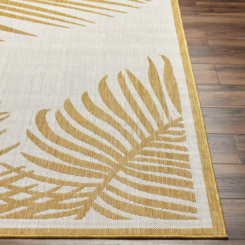 Tescott Coastal Mustard/Ivory Area Rug