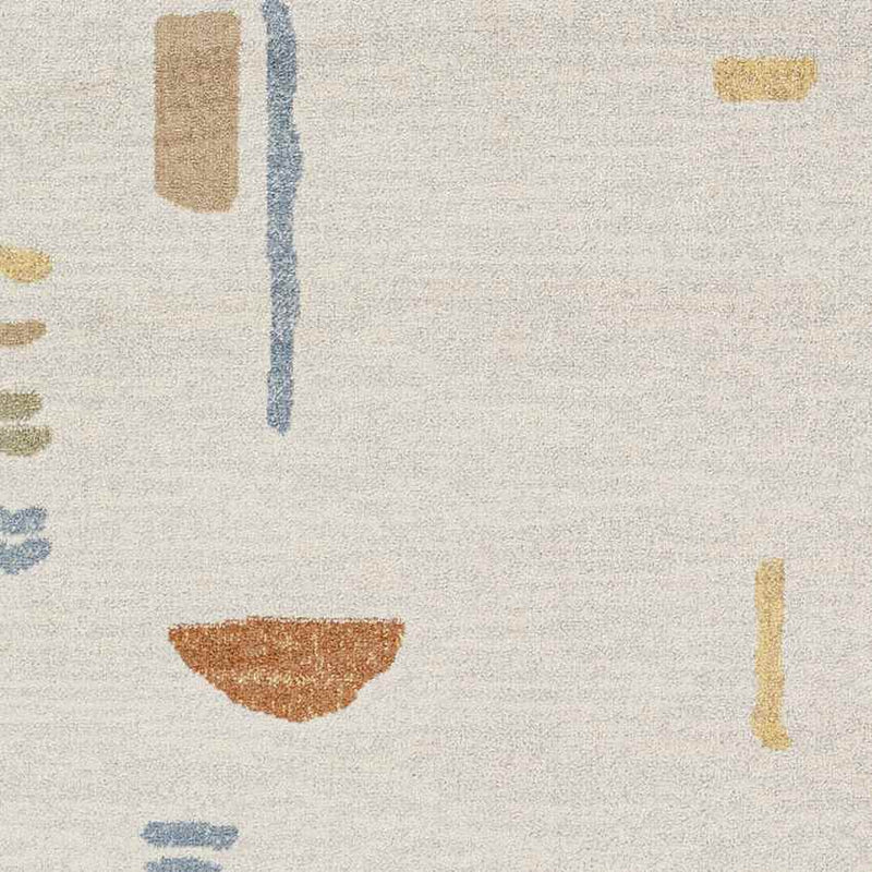 Elbing Modern Beige Washable Area Rug