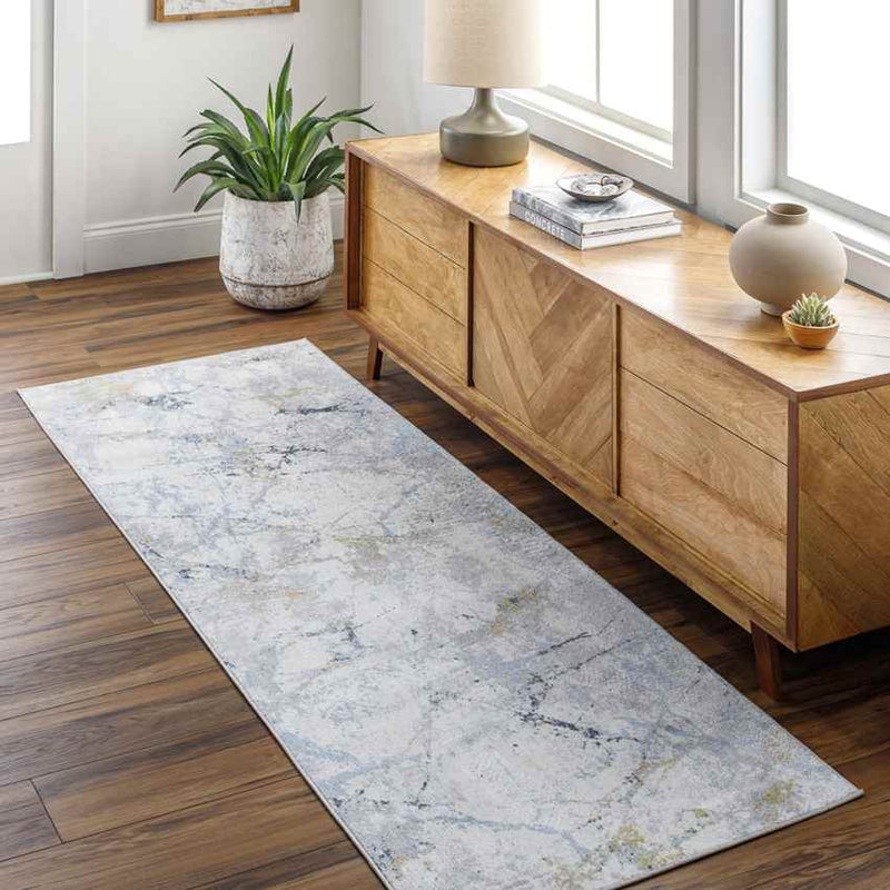 Underwood Modern Ivory Washable Area Rug