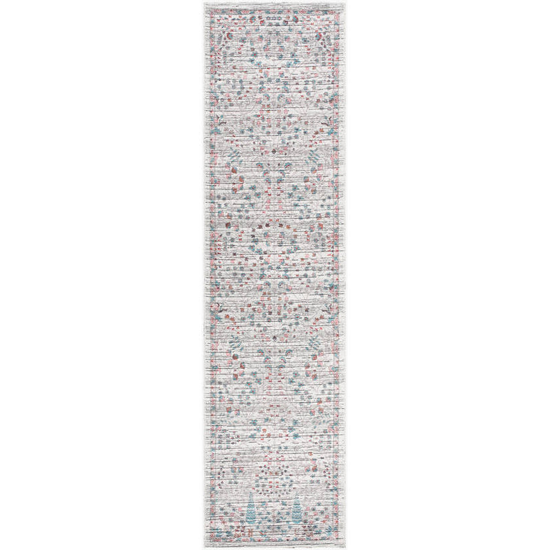 Wahpeton Traditional Teal Washable Area Rug