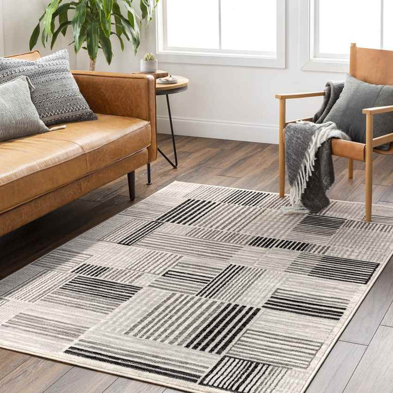 Bullitt Modern Charcoal Area Rug