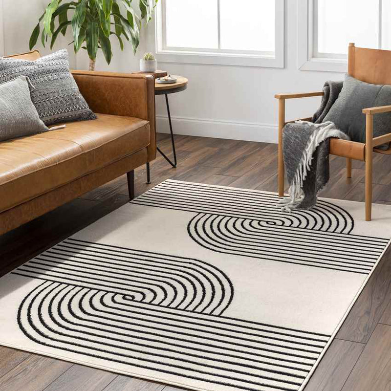 Burnside Modern Beige Area Rug