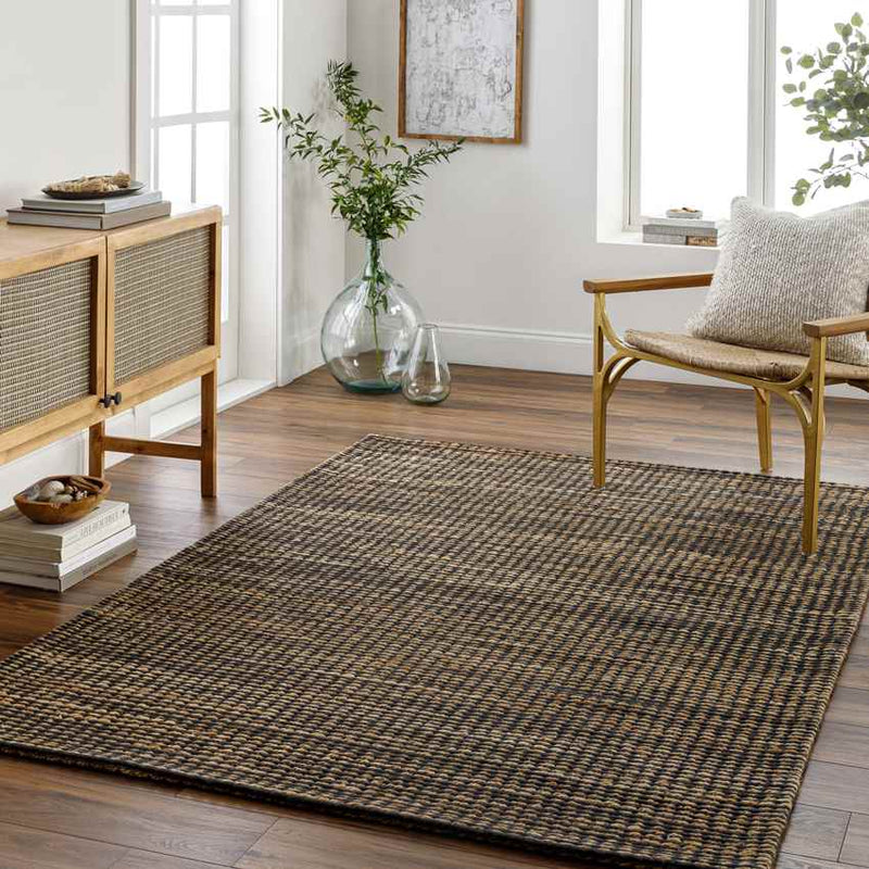 Denmark Modern Dark Brown Area Rug