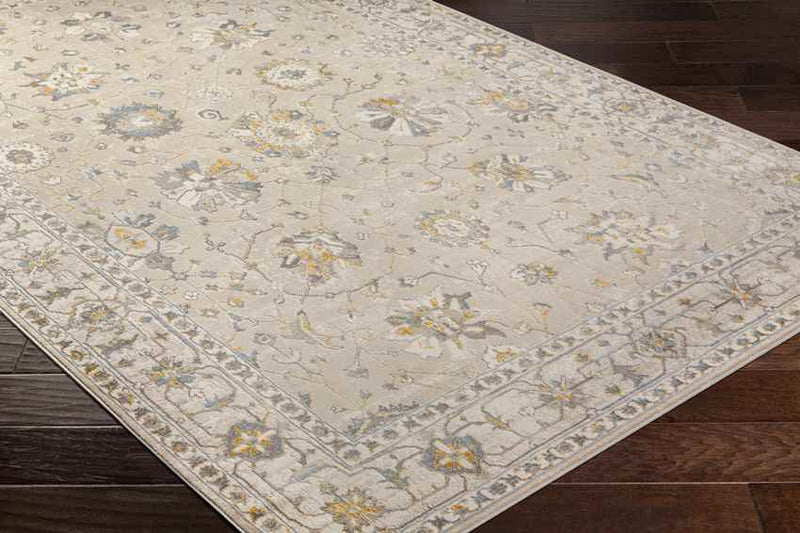 Falls Traditional Taupe Area Rug