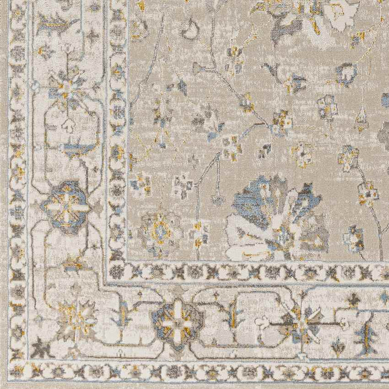 Falls Traditional Taupe Area Rug