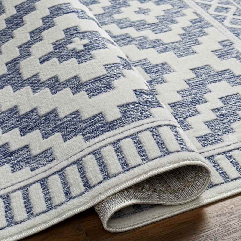 Bushong Modern Denim Area Rug