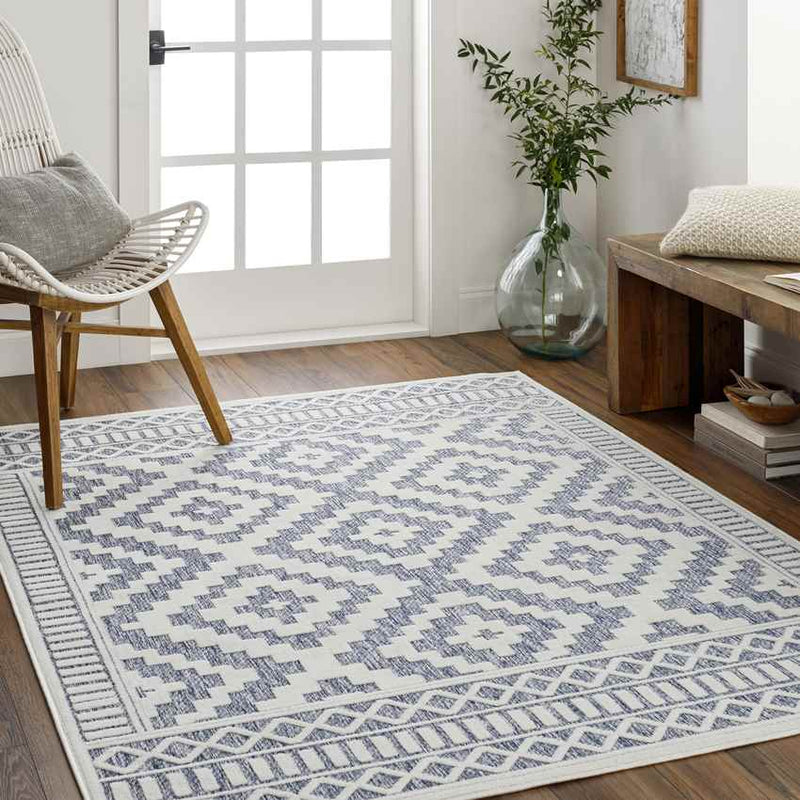 Bushong Modern Denim Area Rug