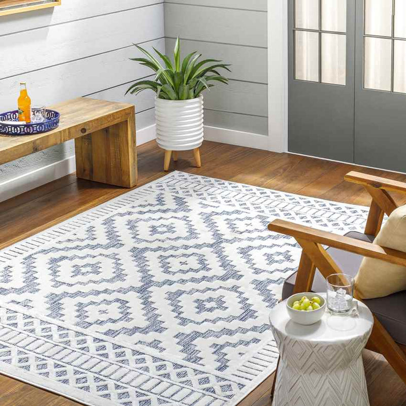 Bushong Modern Denim Area Rug