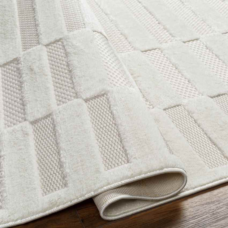 Canoe Modern Beige Area Rug