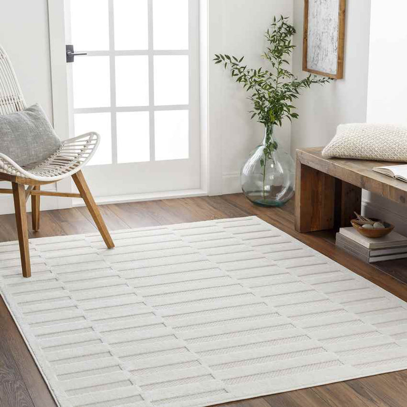 Canoe Modern Beige Area Rug