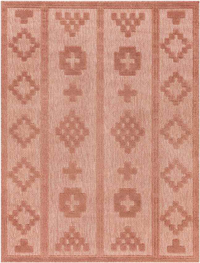 Carpenter Modern Burnt Orange Area Rug