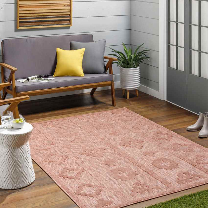 Carpenter Modern Burnt Orange Area Rug