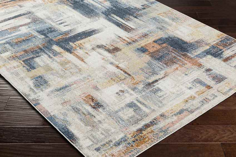 Welton Modern Navy Washable Area Rug