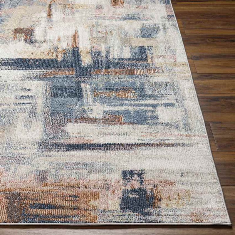 Welton Modern Navy Washable Area Rug