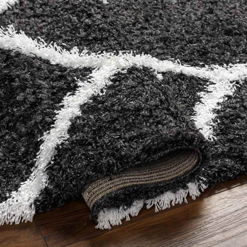 Blockton Cottage Black Area Rug