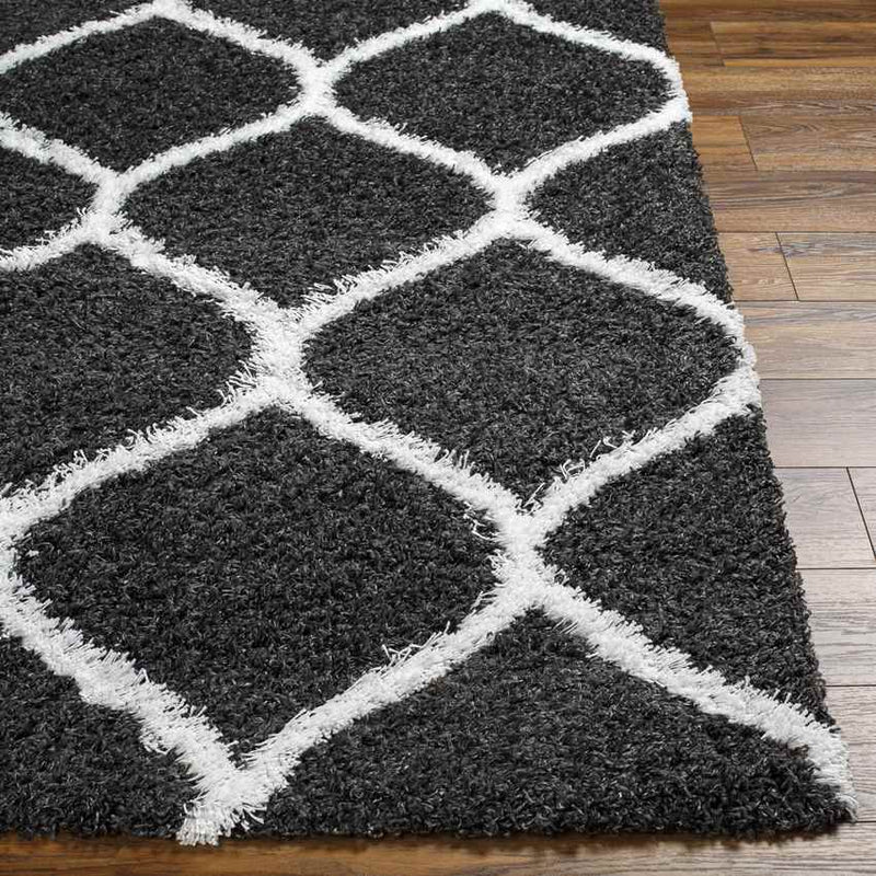 Blockton Cottage Black Area Rug