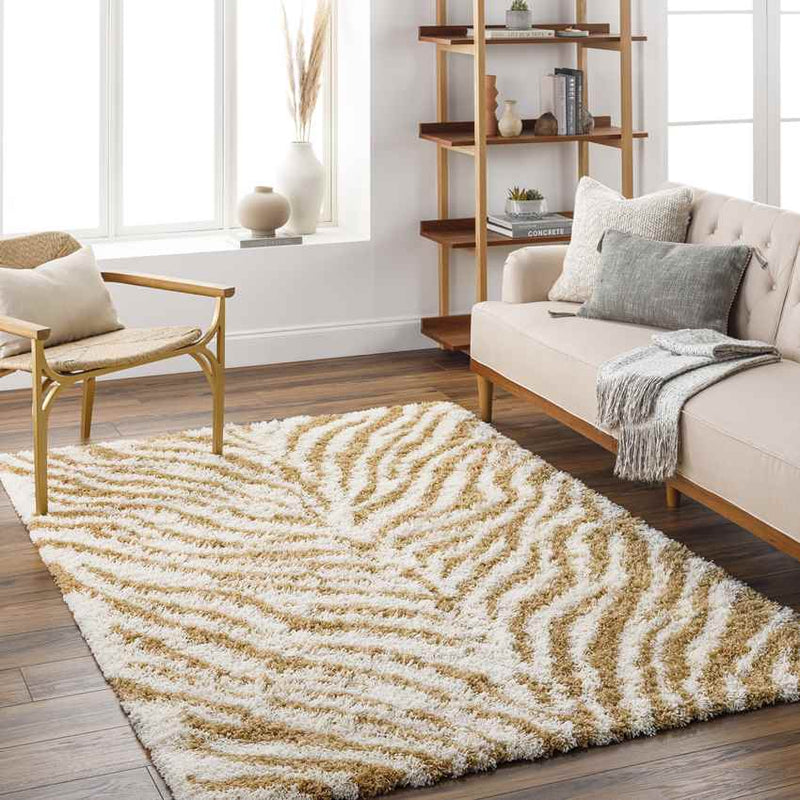 Boomer Modern Camel Area Rug