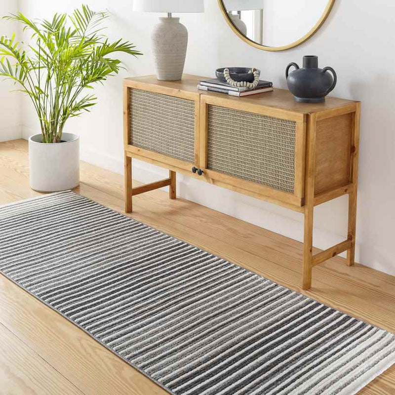 Brandenburg Modern Charcoal Area Rug