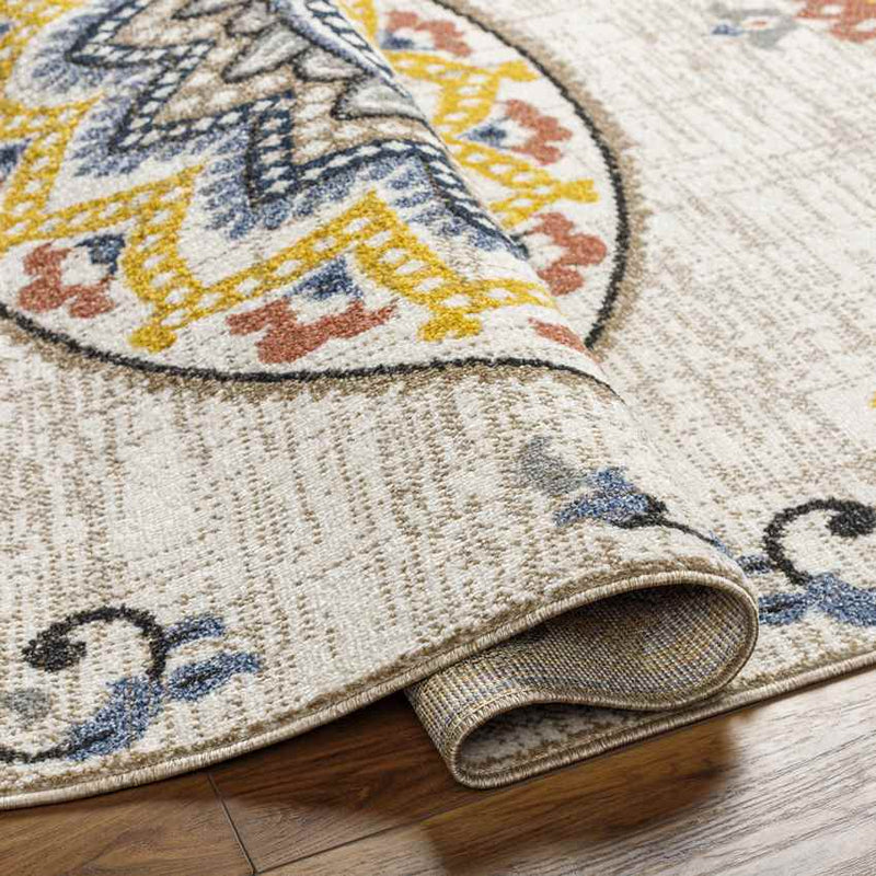 Deep River Cottage Beige Area Rug