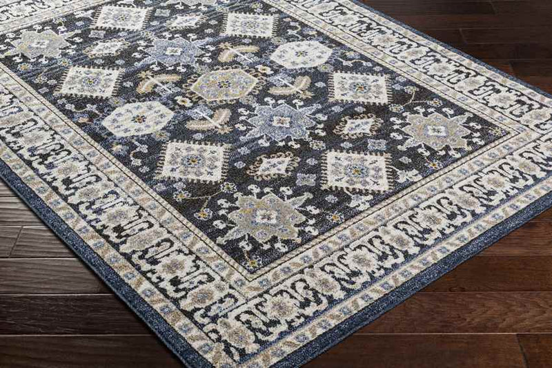 Dutch Creek Traditional Dark Blue Area Rug