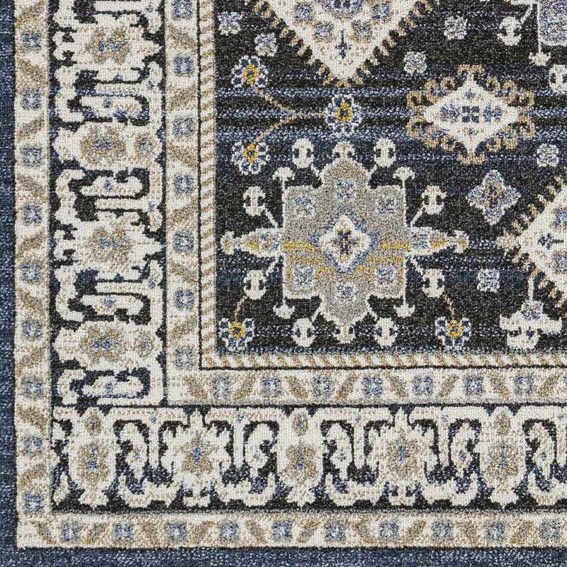 Dutch Creek Traditional Dark Blue Area Rug