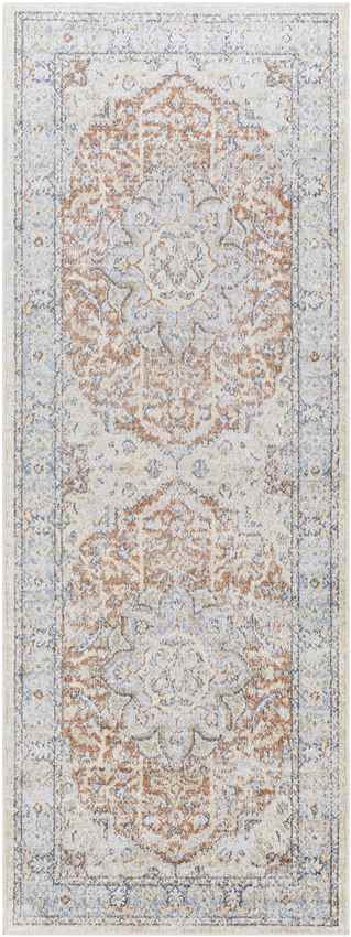 Hollyvilla Traditional Beige Washable Area Rug