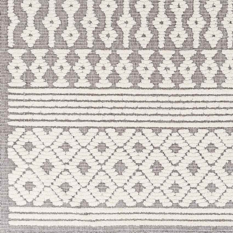 Carrsville Cottage Gray Washable Area Rug