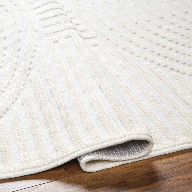 Carter Lake Modern Cream Washable Area Rug