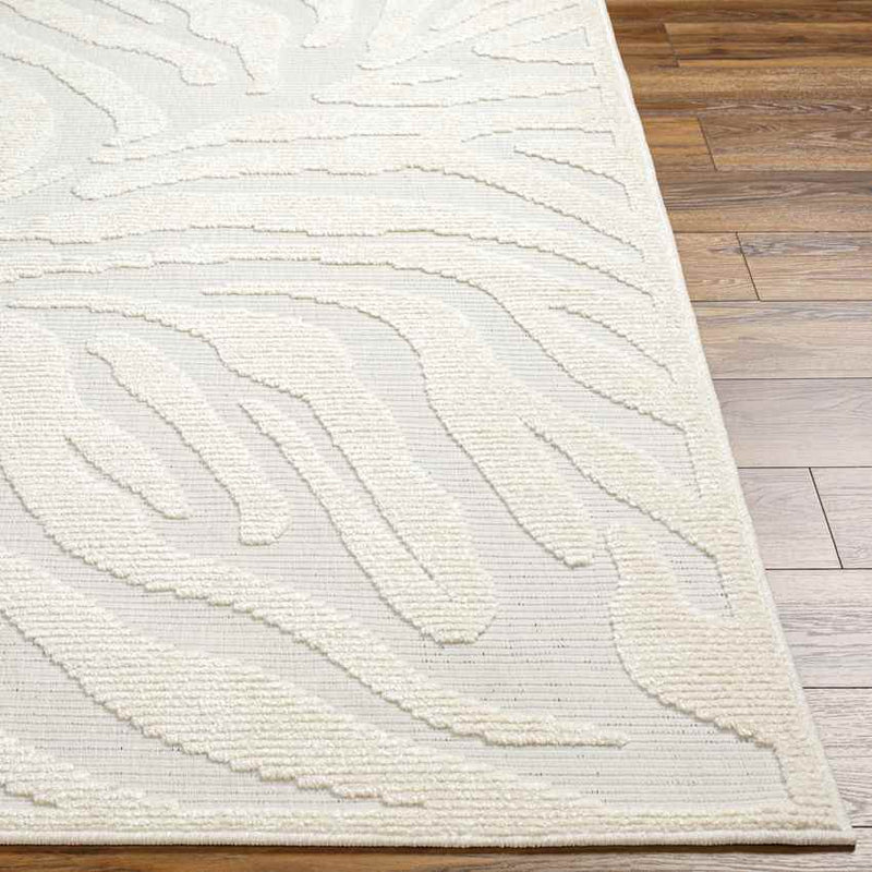 Cedar Vale Modern Light Gray/Ivory Washable Area Rug