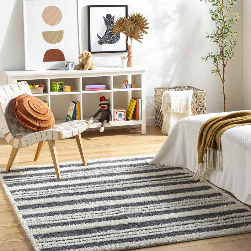 Leitchfield Modern Charcoal Area Rug