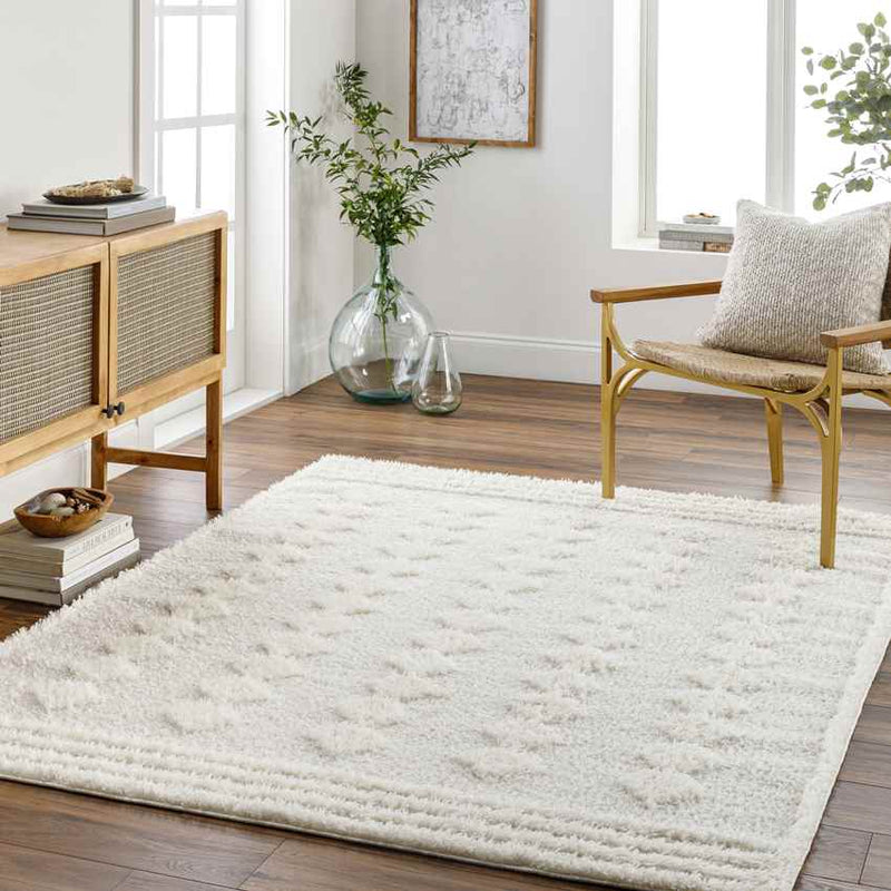 Lick Creek Modern Light Gray Area Rug