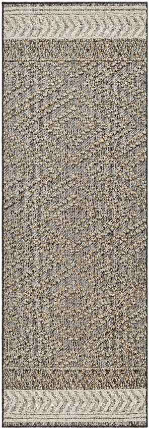 East Orange Modern Dark Gray Area Rug