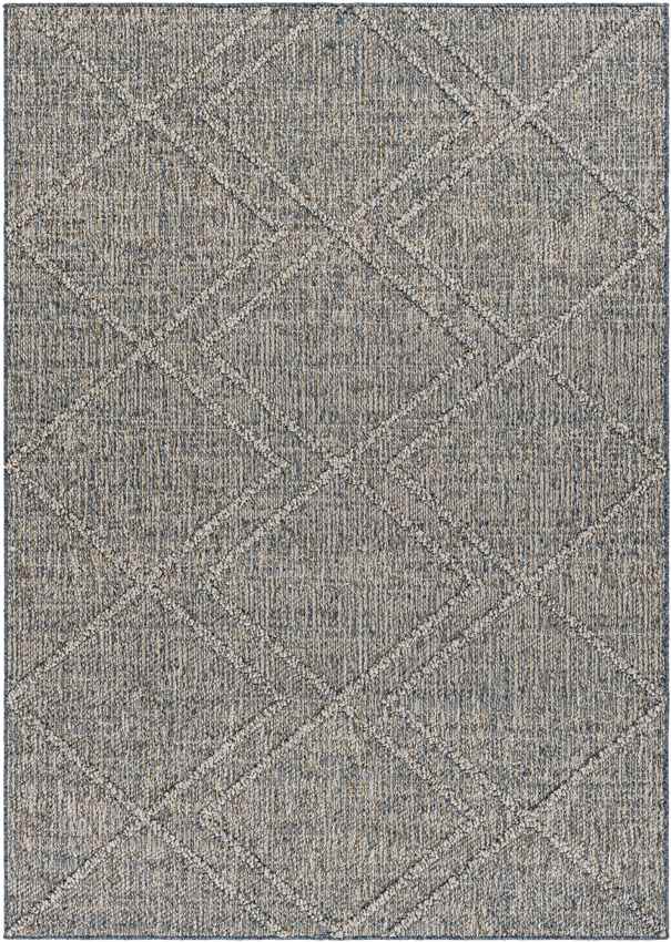 East River Modern Dark Gray Area Rug