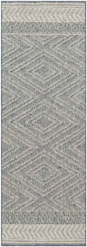 East Orange Modern Gray Area Rug