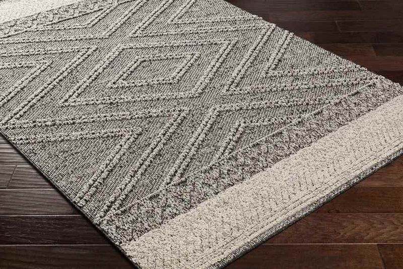 East Orange Modern Charcoal Area Rug