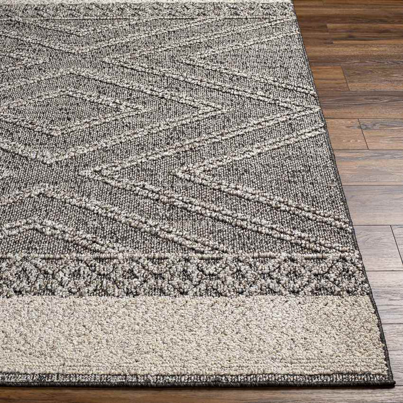 East Orange Modern Charcoal Area Rug