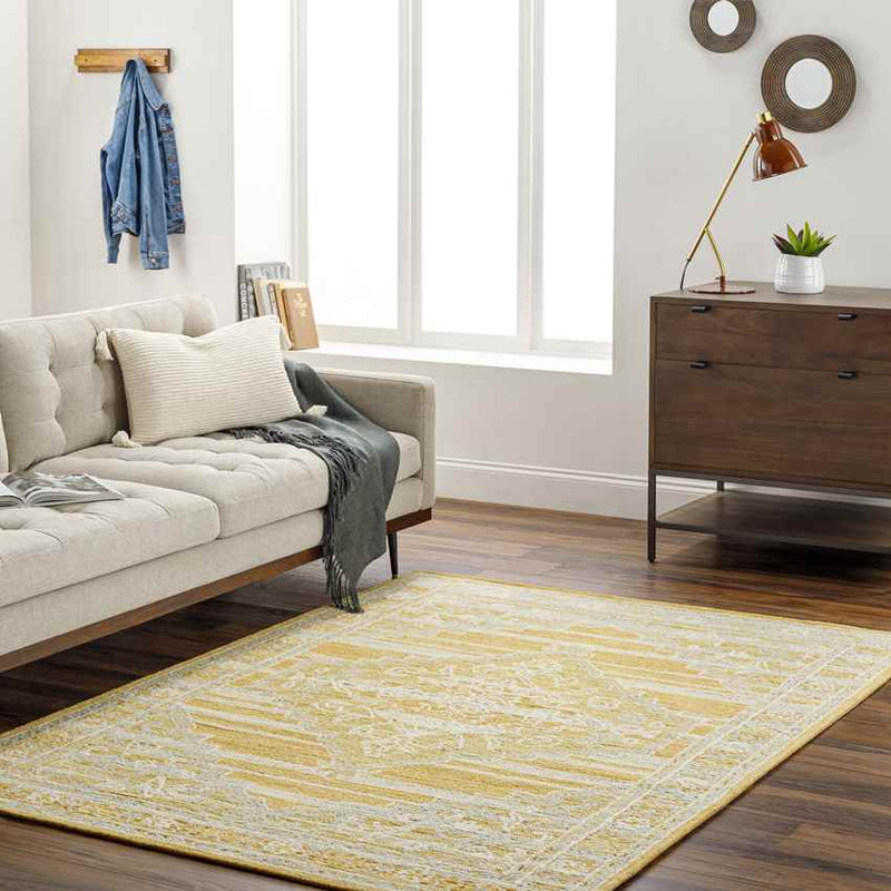 Campbellsville Traditional Apricot Orange Area Rug