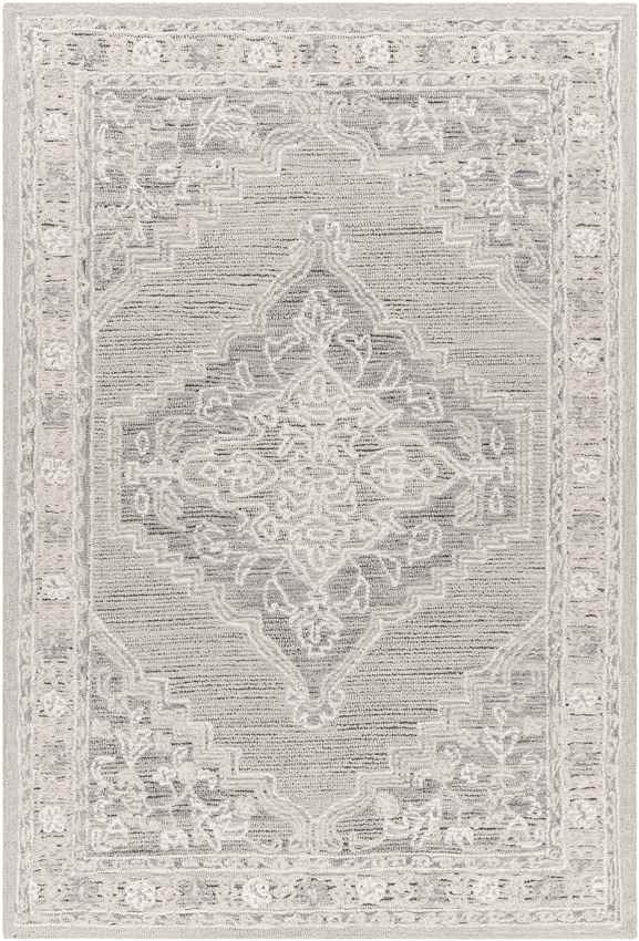 Campbellsville Traditional Khaki Area Rug