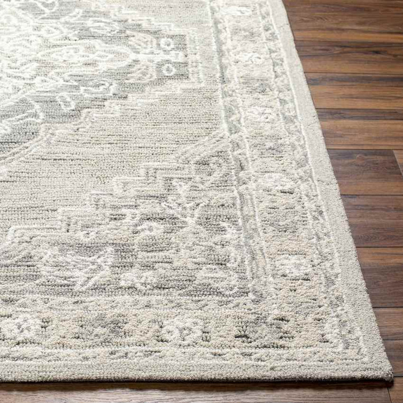 Campbellsville Traditional Khaki Area Rug