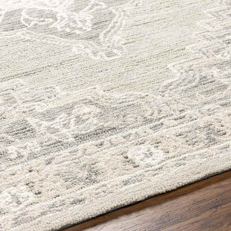 Campbellsville Traditional Khaki Area Rug