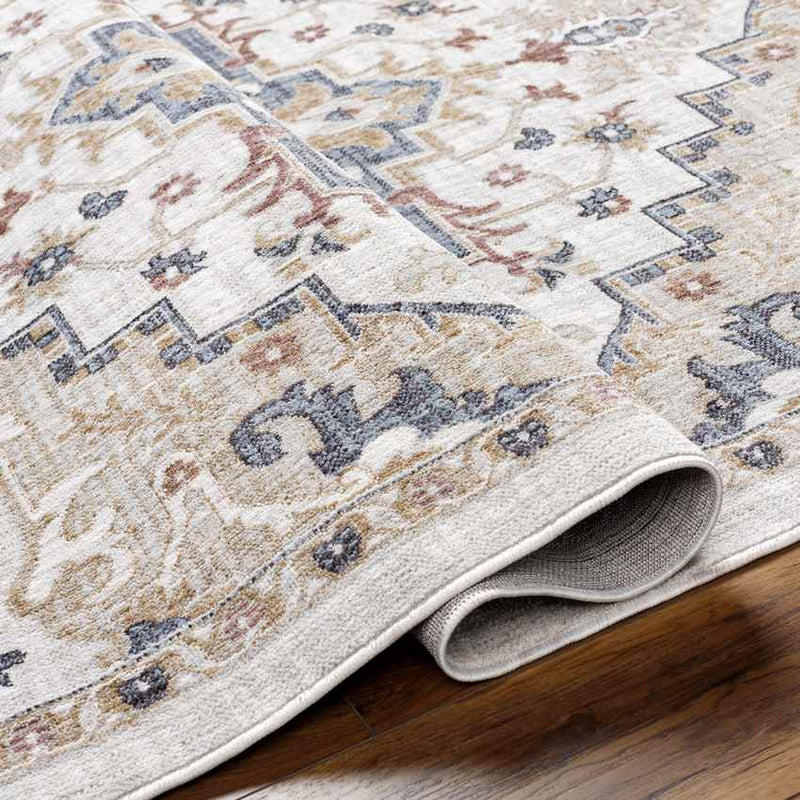 Morrowville Traditional Light Brown Area Rug