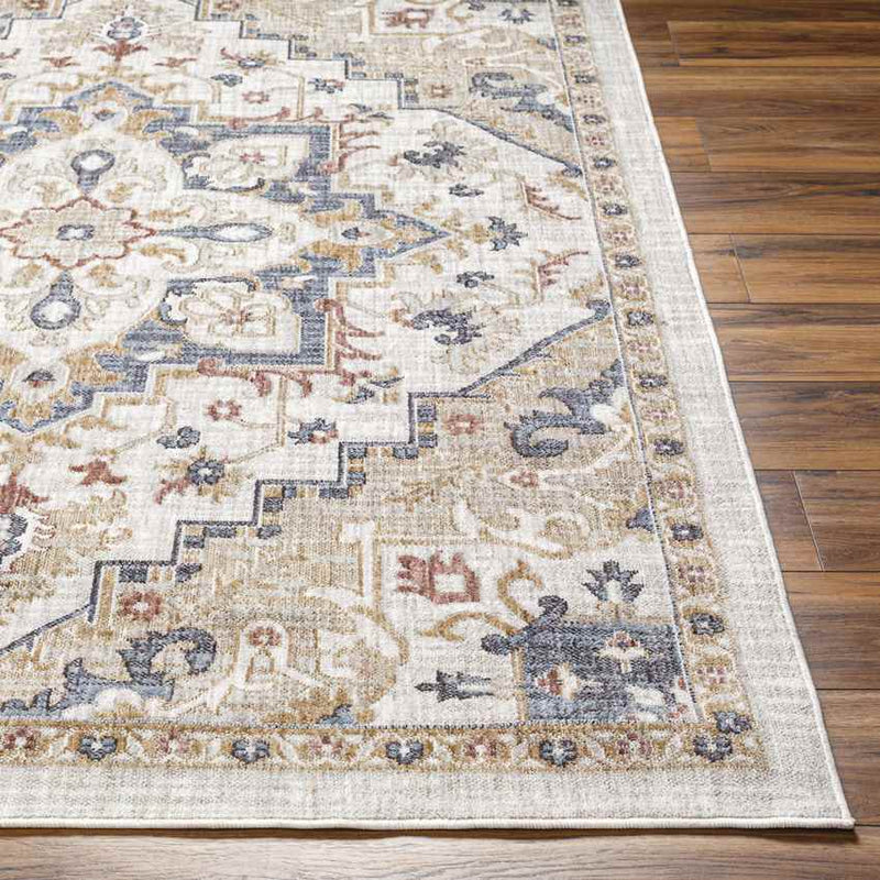 Morrowville Traditional Light Brown Area Rug