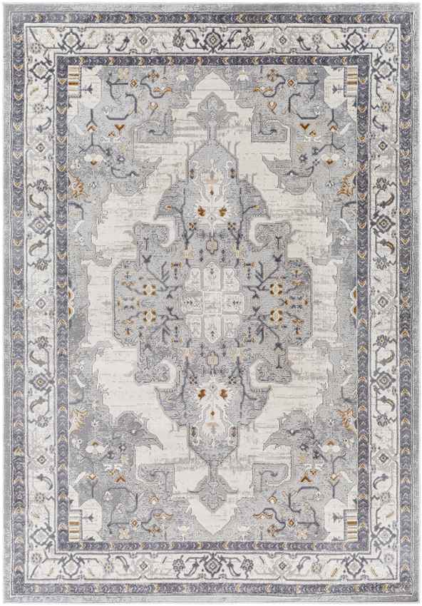 Adella Traditional Gray Area Rug