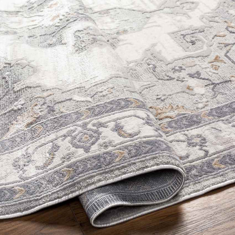 Adella Traditional Gray Area Rug